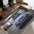 Carpet with abstract geometric  cartoon design